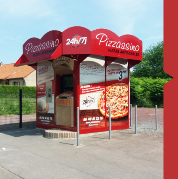 Distributeur de pizzas à Bucquoy - Pizzassino