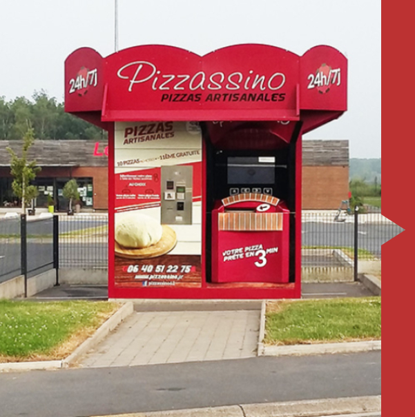 Distributeur de pizzas à Achicourt - Pizzassino