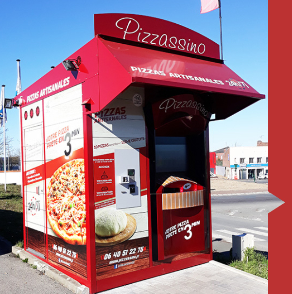 Distributeur de pizzas à Saint Laurent Blangy - Pizzassino