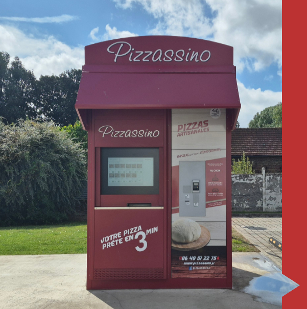 Distributeur de pizzas à Héninel - Pizzassino